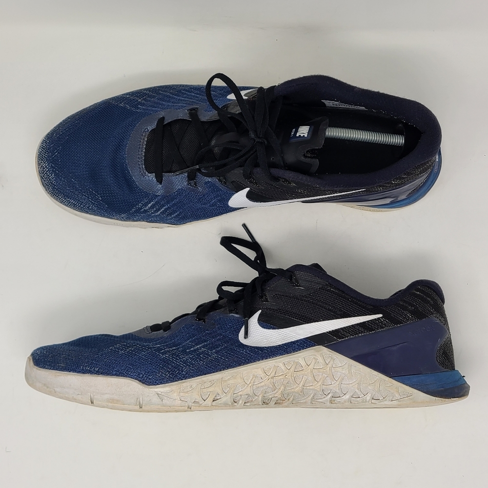 Nike Metcon 3 Athletic Running Training Shoes Blue size 15 898055 400 Crossfit
